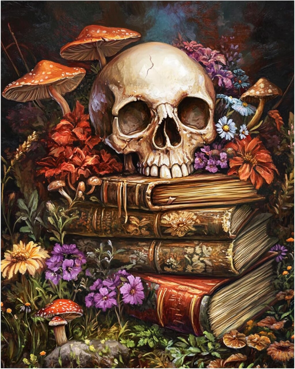Adult Paint by Number Kits Suitable for Gifts and Interior Decor 16x20 Inch(02-Halloween)
